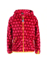 Young Girl Fleece Lined Hooded Sweatshirt Jacket, Warm Sports Outfit